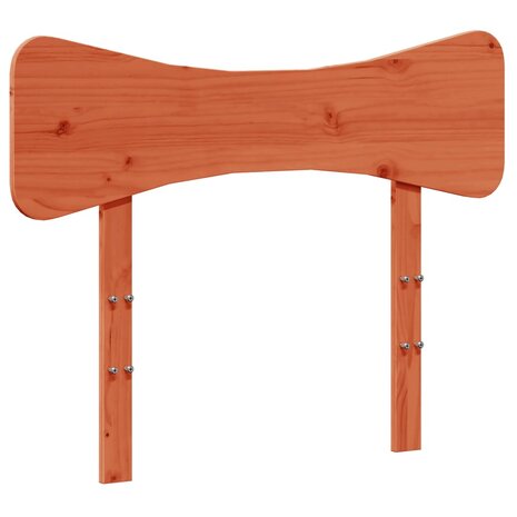 Hoofdbord 90 cm massief grenenhout wasbruin 2