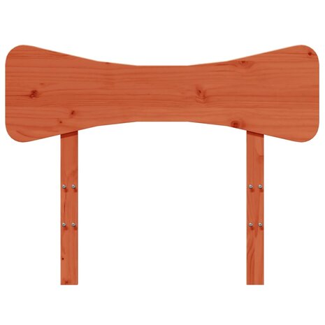 Hoofdbord 90 cm massief grenenhout wasbruin 4
