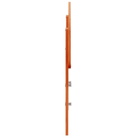 Hoofdbord 90 cm massief grenenhout wasbruin 5