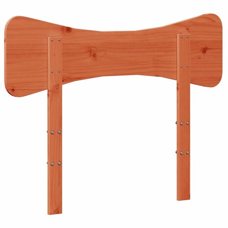 Hoofdbord 90 cm massief grenenhout wasbruin 6