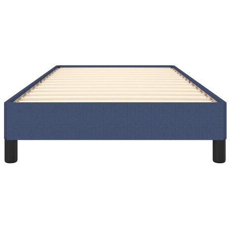 Bedframe zonder matras 80x200 cm stof blauw 5