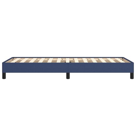 Bedframe zonder matras 80x200 cm stof blauw 6