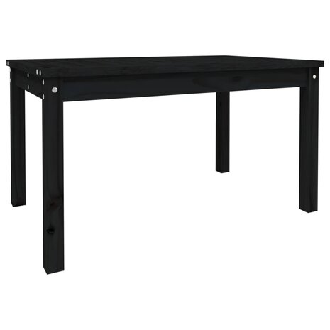 Tuintafel 82,5x50,5x45 cm massief grenenhout zwart 2