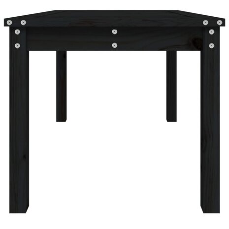 Tuintafel 82,5x50,5x45 cm massief grenenhout zwart 6