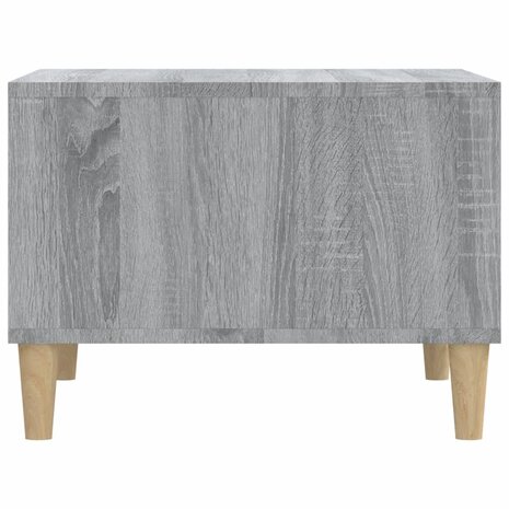 Salontafel 60x50x36,5 cm bewerkt hout grijs 6
