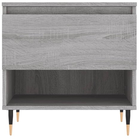 Salontafel 50x46x50 cm bewerkt hout grijs sonoma eikenkleurig 5