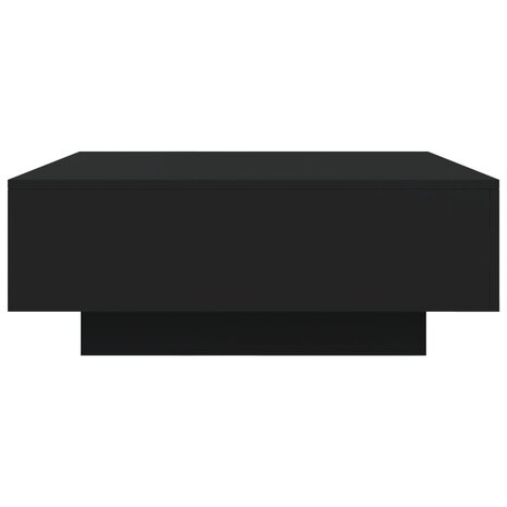Salontafel met LED-verlichting 80x80x31 cm zwarty 8