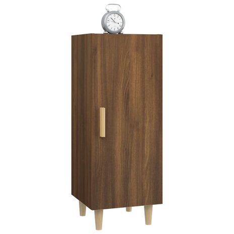 Dressoir 34,5x34x90 cm bewerkt hout bruin eikenkleur 5