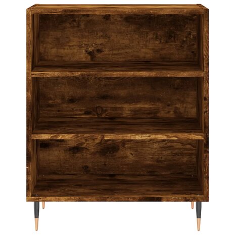 Dressoir 57x35x70 cm bewerkt hout gerookt eikenkleurig 4