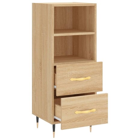 Dressoir 34,5x34x90 cm bewerkt hout sonoma eiken 5