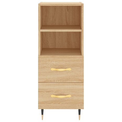 Dressoir 34,5x34x90 cm bewerkt hout sonoma eiken 6