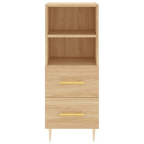 Dressoir 34,5x34x90 cm bewerkt hout sonoma eiken 6