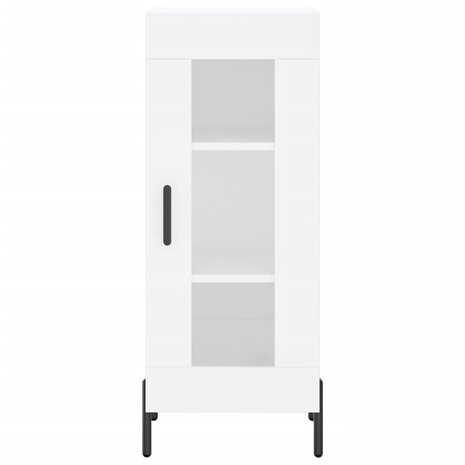 Dressoir 34,5x34x90 cm bewerkt hout wit 5