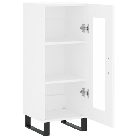 Dressoir 34,5x34x90 cm bewerkt hout wit 6