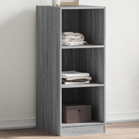 Kledingkast 48x41x102 cm bewerkt hout grijs sonoma eikenkleurig 1