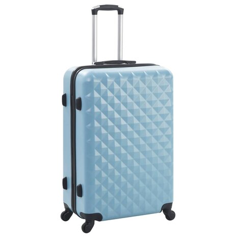 3-delige Harde kofferset ABS blauw 2