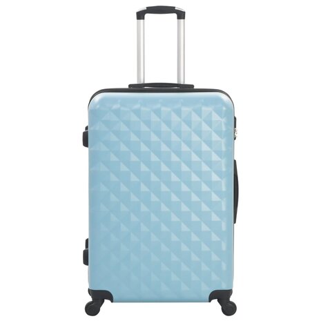 3-delige Harde kofferset ABS blauw 3