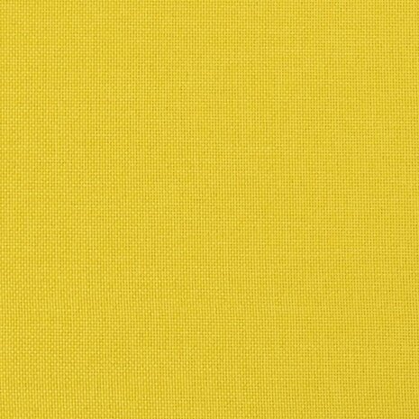 Driezitsbank met sierkussens 180 cm stof lichtgeel 7