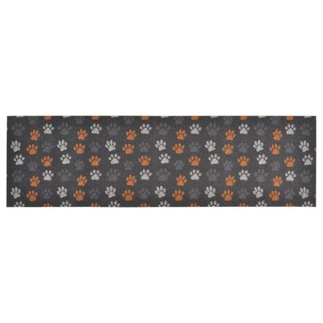 Keukenmat wasbaar potenprint 60x180 cm fluweel 2