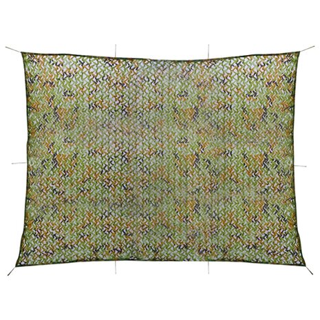 Camouflagenet met opbergtas 2x4 m groen 1