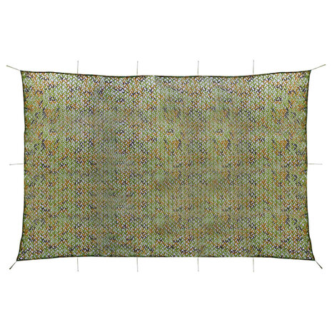 Camouflagenet met opbergtas 4x5 m groen 1