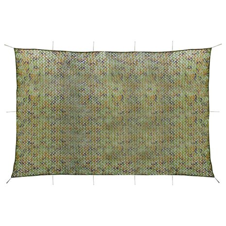 Camouflagenet met opbergtas 5x7 m groen 1