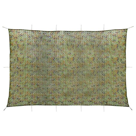 Camouflagenet met opbergtas 6x7 m groen 1