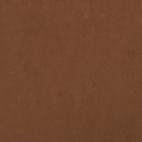 Hocker rond fluweel bruin 5