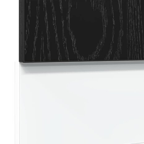 Vaatwasserpaneel 60x1,5x67 cm bewerkt hout zwart eiken 7
