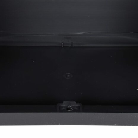 Tuinkast 65x37x165 cm polypropeen grijs en zwart 8