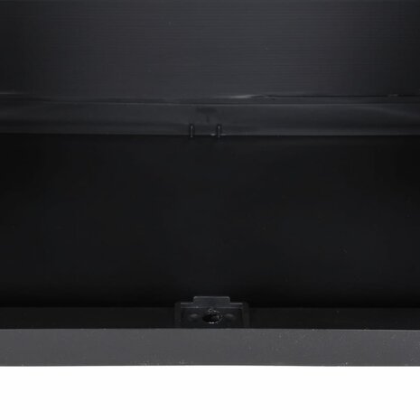 Tuinkast 65x37x85 cm polypropeen zwart 8