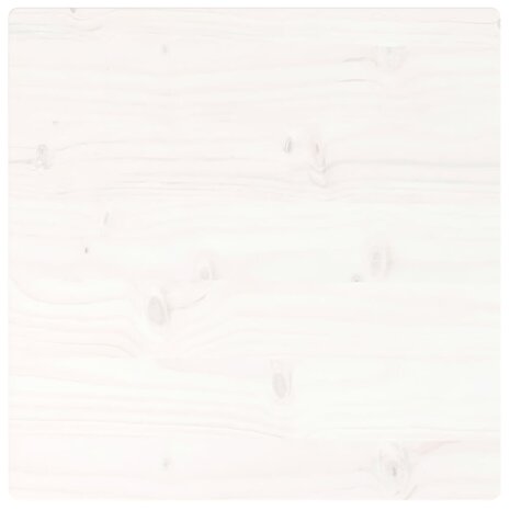 Tafelblad vierkant 40x40x2,5 cm massief grenenhout wit 4