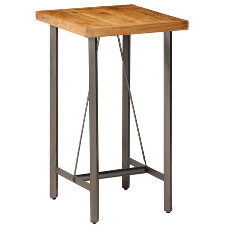 Barset massief gerecycled teakhout 3-delig 2