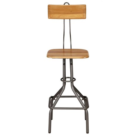Barset massief gerecycled teakhout 3-delig 9