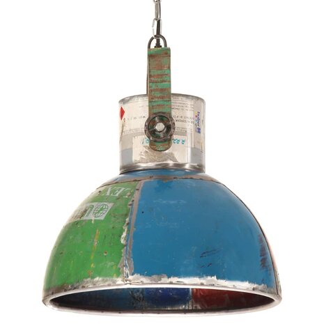 Hanglamp industrieel rond 25 W E27 40 cm meerkleurig 3