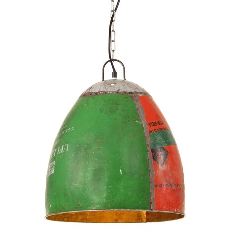 Hanglamp industrieel rond 25 W E27 42 cm meerkleurig 1