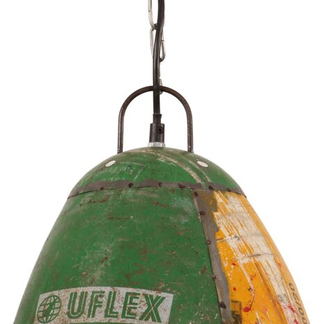 Hanglamp industrieel rond 25 W E27 32 cm meerkleurig 6