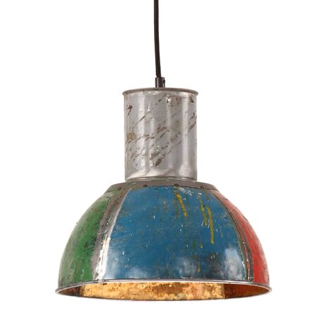 Hanglamp industrieel rond 25 W E27 28,5 cm meerkleurig 1