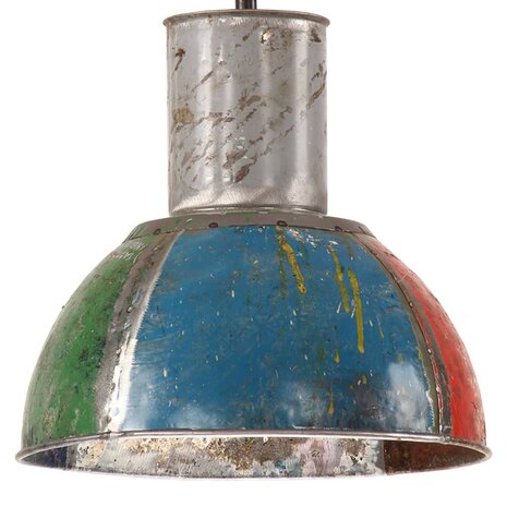 Hanglamp industrieel rond 25 W E27 28,5 cm meerkleurig 2