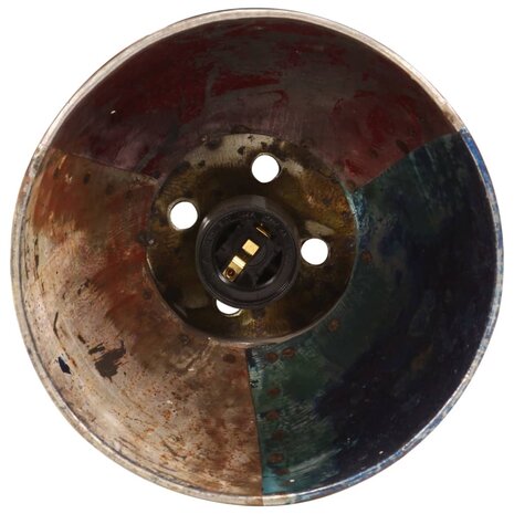 Hanglamp industrieel rond 25 W E27 17 cm meerkleurig 7