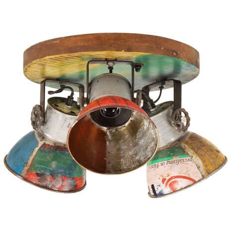 Plafondlamp industrieel 25 W E27 42x25 cm meerkleurig 3