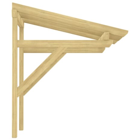318569 Deurluifel 100x100x80 cm geïmpregneerd grenenhout 4