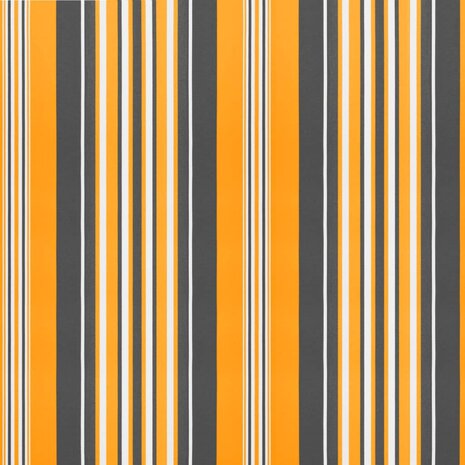 Vervangingsdoek voor luifelrok gestreept 6 m geel en grijs 5