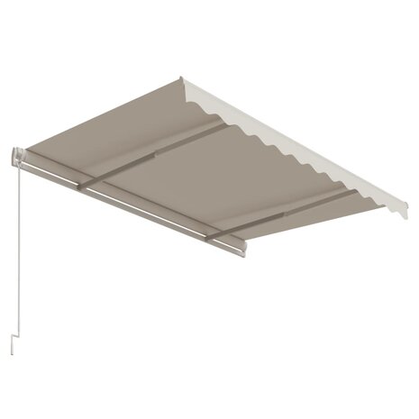 Luifel automatisch uittrekbaar 300x250 cm crème 5