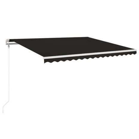Luifel automatisch uittrekbaar 400x350 cm antracietkleurig 2