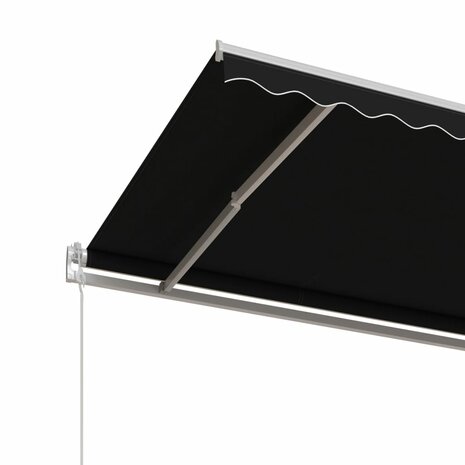 Luifel automatisch uittrekbaar 400x350 cm antracietkleurig 5