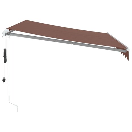 Luifel automatisch uittrekbaar 300x250 cm bruin 4