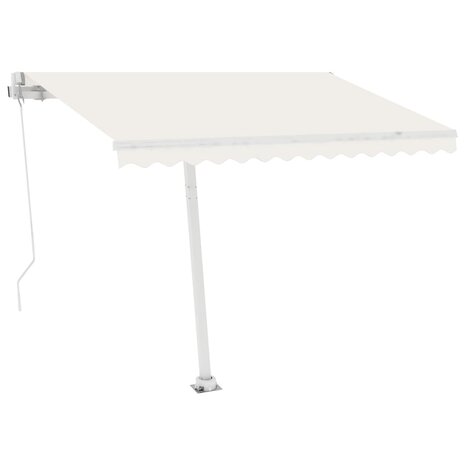Luifel vrijstaand automatisch 300x250 cm crèmekleurig 2