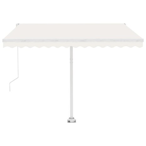 Luifel vrijstaand automatisch 300x250 cm crèmekleurig 5