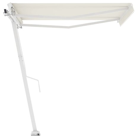 Luifel vrijstaand automatisch 300x250 cm crèmekleurig 7